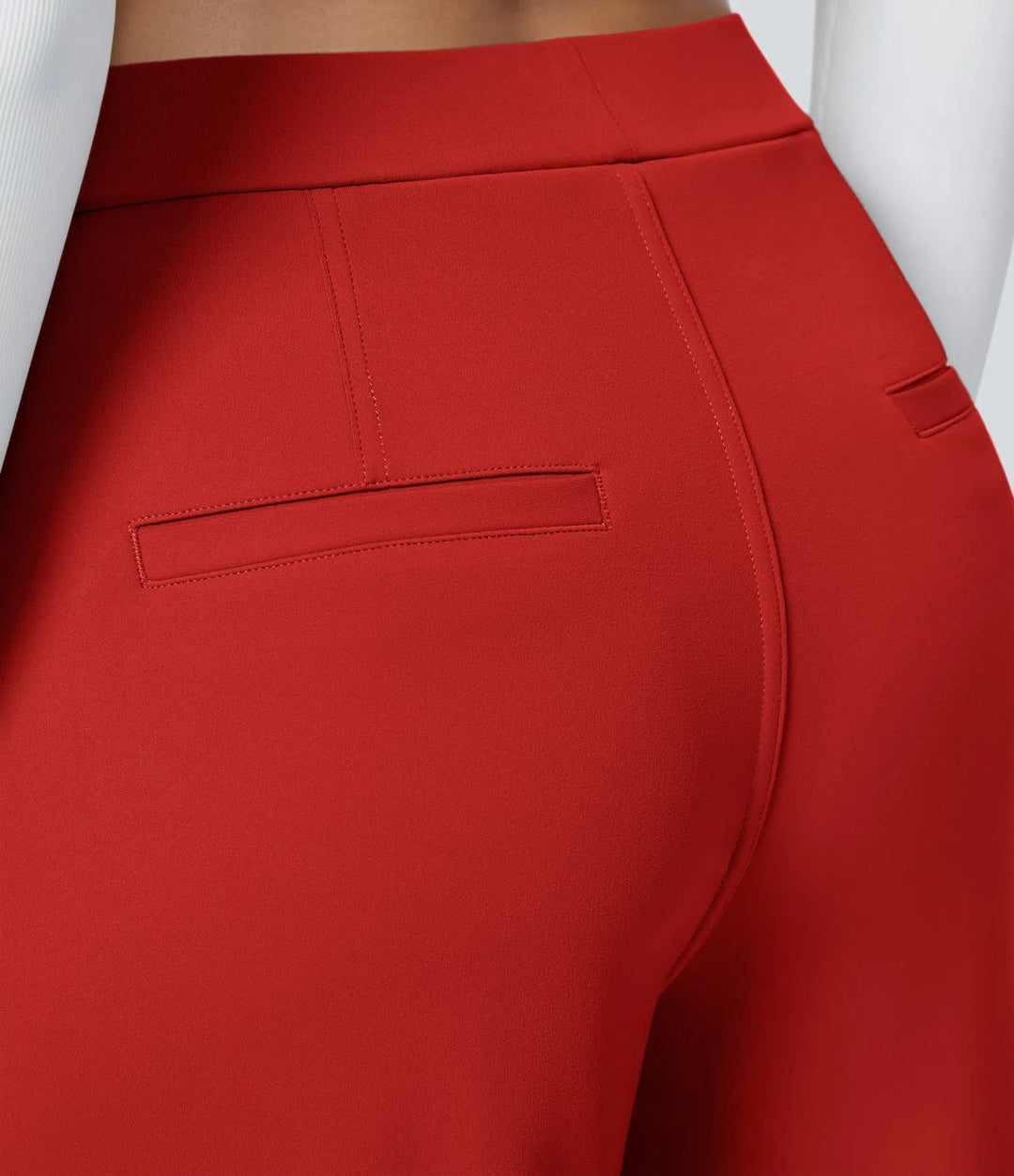 Pantalon tailleur Jean & Marie DayStretch coupe droite taille haute avec poches