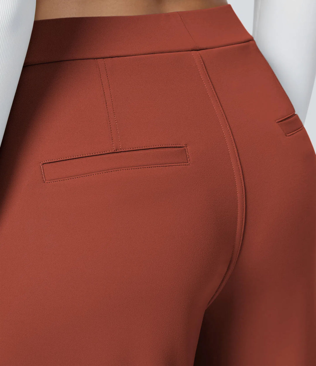 Pantalon tailleur Jean & Marie DayStretch coupe droite taille haute avec poches