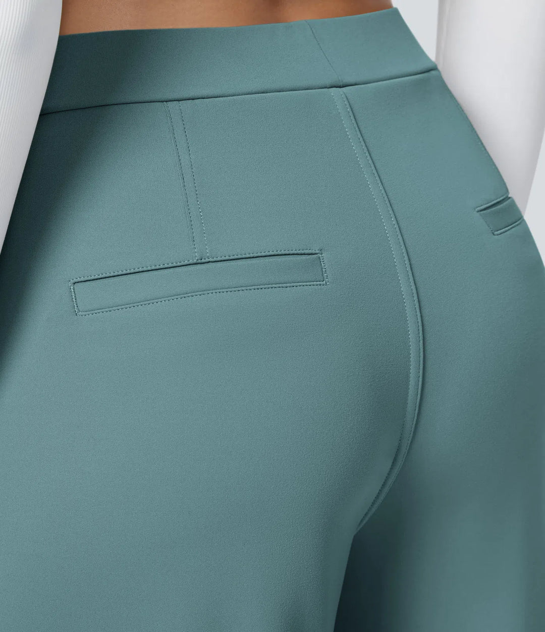 Pantalon tailleur Jean & Marie DayStretch coupe droite taille haute avec poches