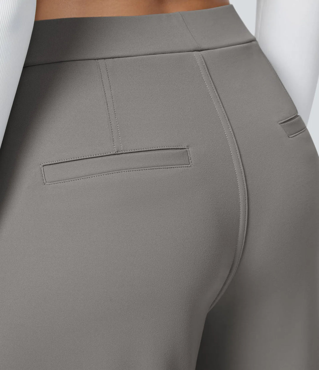 Pantalon tailleur Jean & Marie DayStretch coupe droite taille haute avec poches