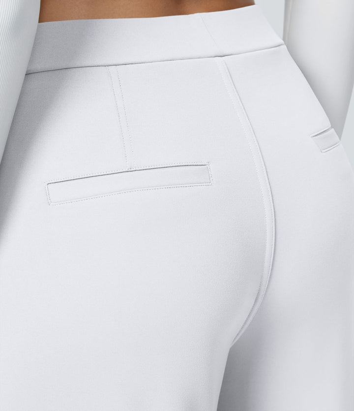 Pantalon tailleur Jean & Marie DayStretch coupe droite taille haute avec poches