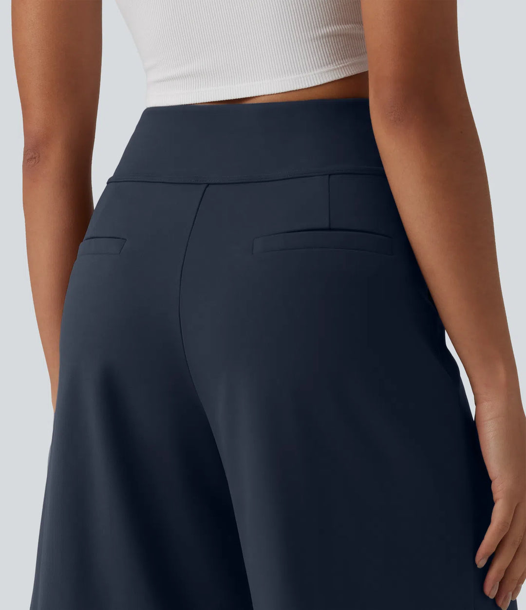 Short tailleur bermuda plissé