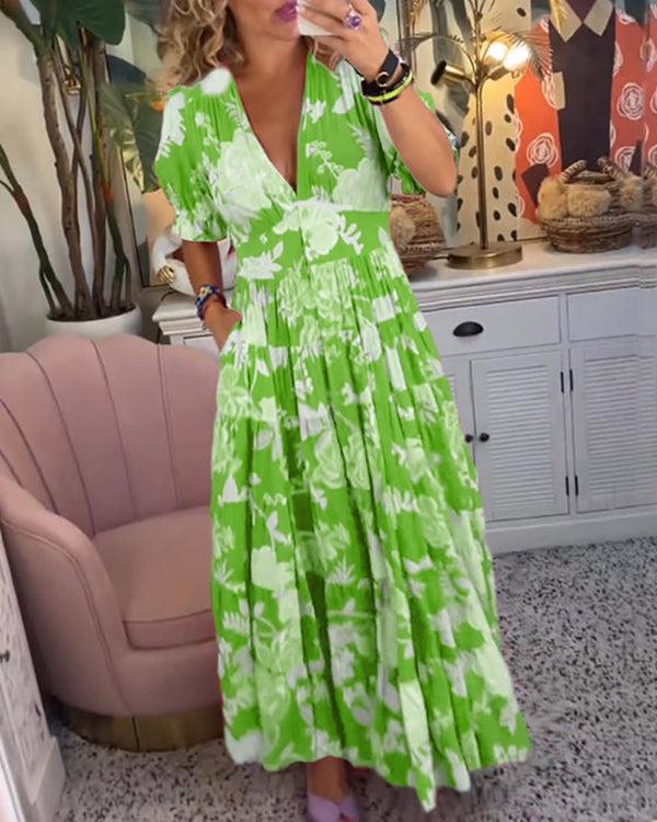 Floriana - Robe Florale Vibrante