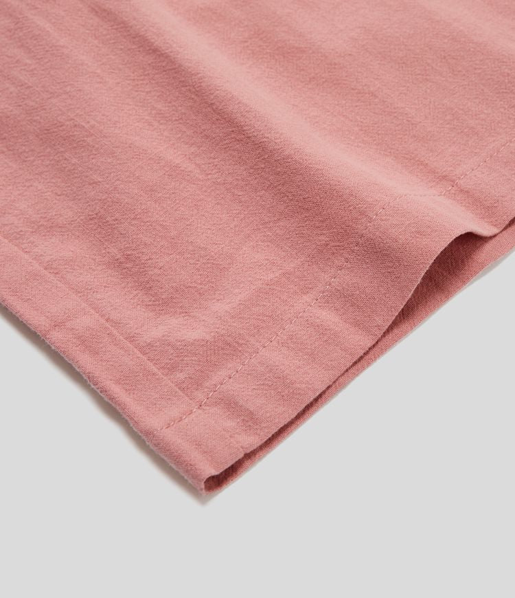 Pantalon Fluide Large Taille Haute Poches Latérales Palazzo Solide Casual Linen-Feel