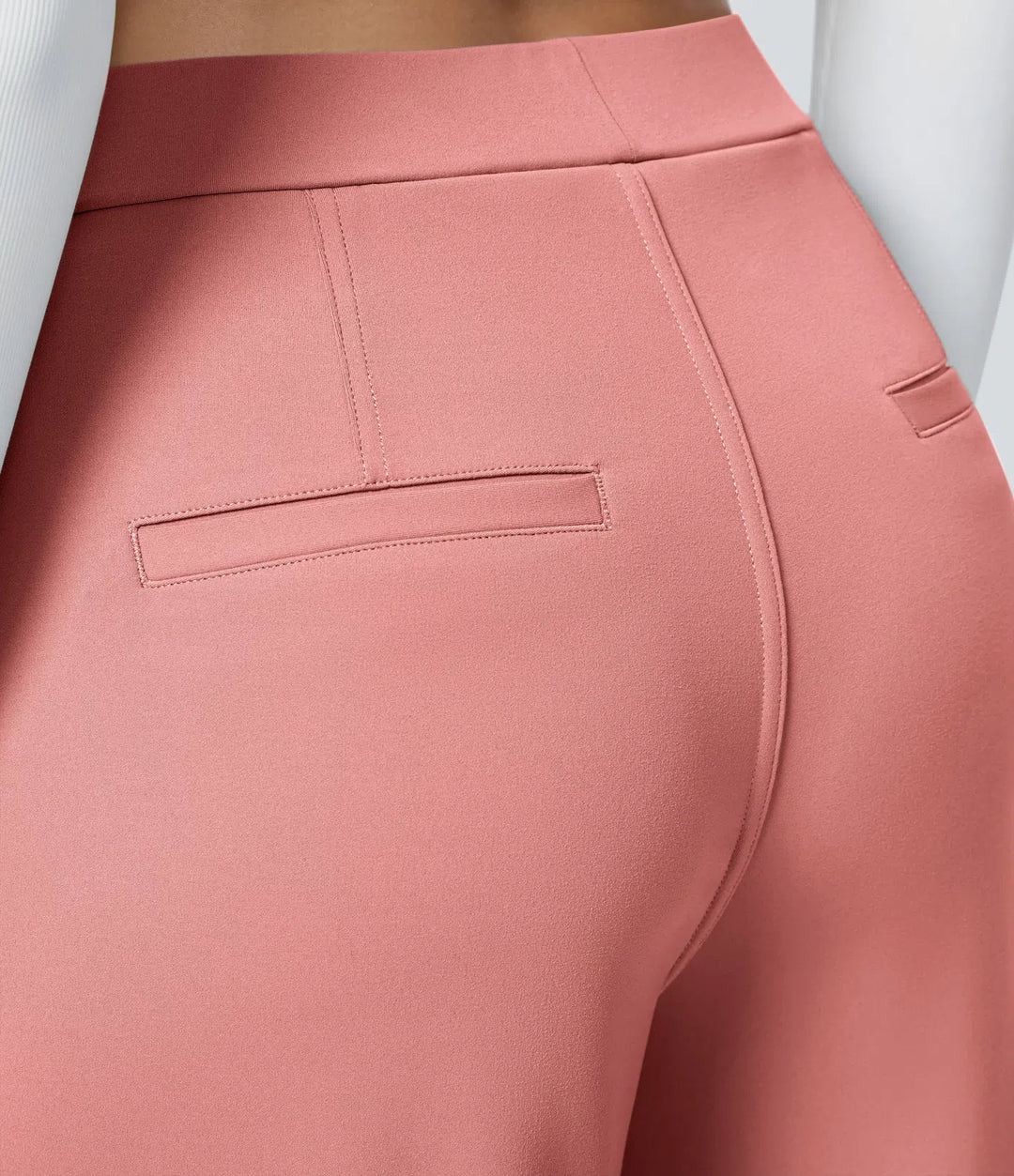 Pantalon tailleur Jean & Marie DayStretch coupe droite taille haute avec poches