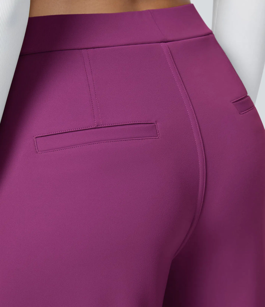 Pantalon tailleur Jean & Marie DayStretch coupe droite taille haute avec poches