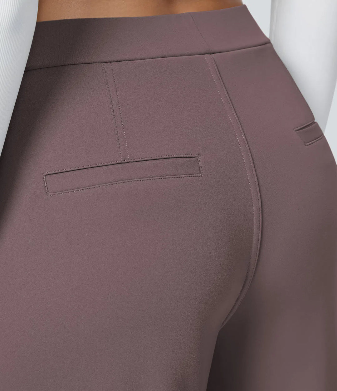Pantalon tailleur Jean & Marie DayStretch coupe droite taille haute avec poches