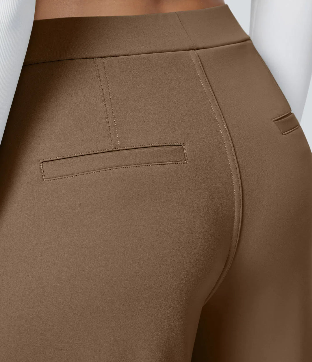 Pantalon tailleur Jean & Marie DayStretch coupe droite taille haute avec poches