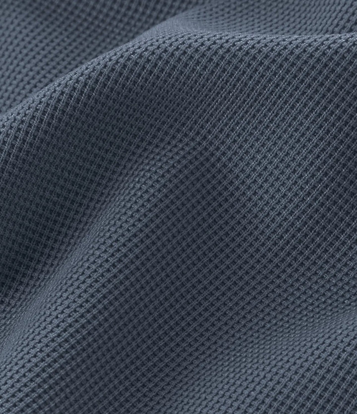 Pantalon Tailleur Large Fluide Gaufré Taille Haute Poches Latérales