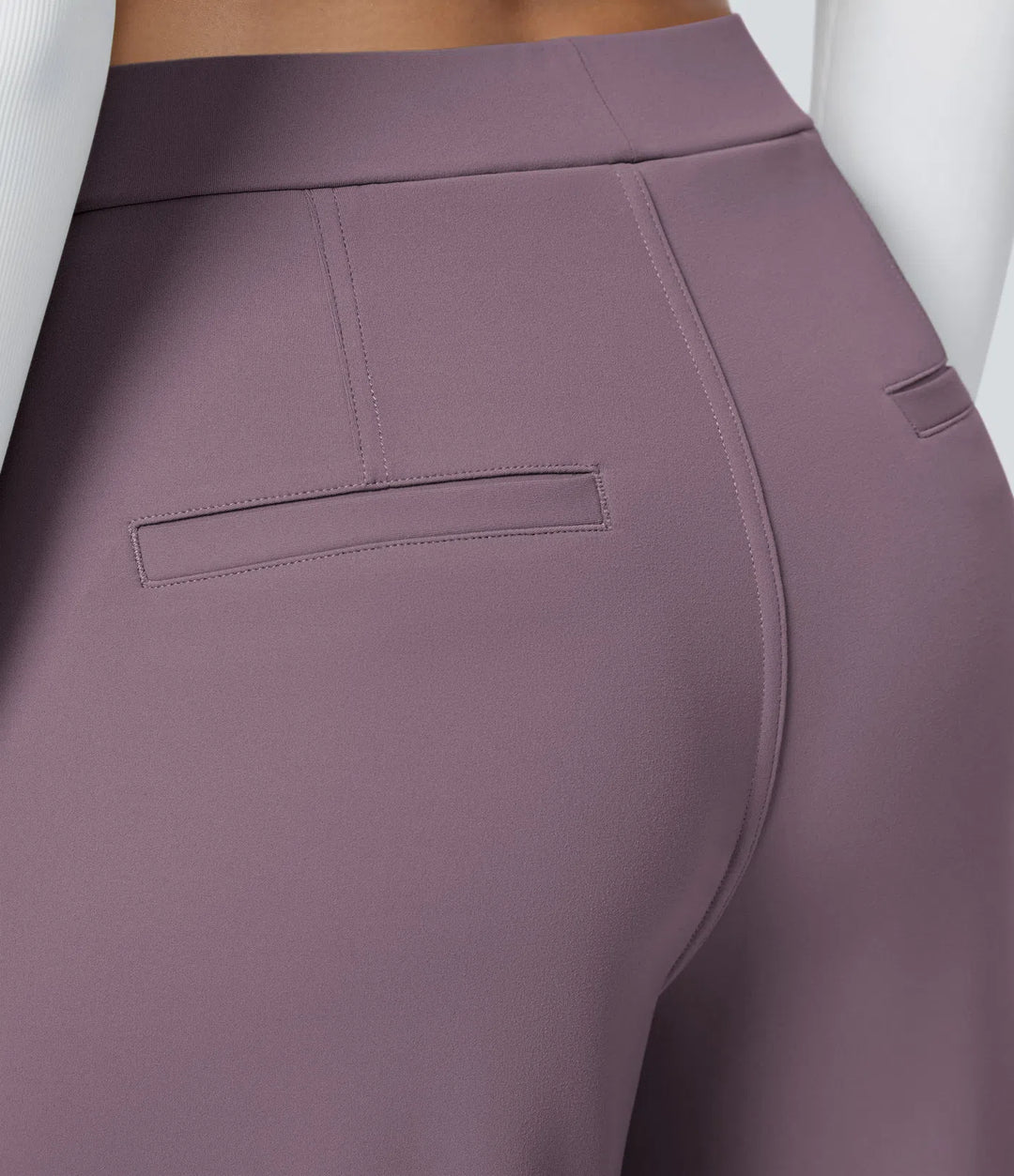 Pantalon tailleur Jean & Marie DayStretch coupe droite taille haute avec poches