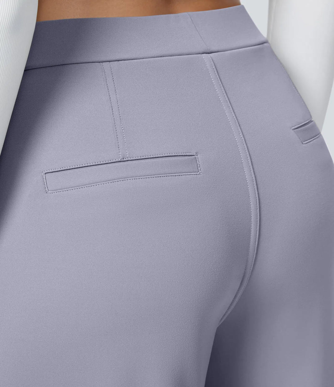Pantalon tailleur Jean & Marie DayStretch coupe droite taille haute avec poches