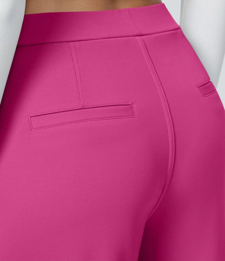 Pantalon tailleur Jean & Marie DayStretch coupe droite taille haute avec poches